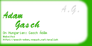 adam gasch business card